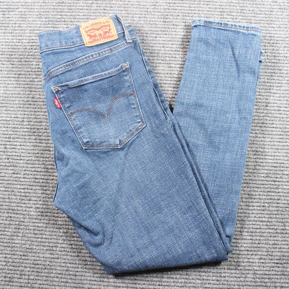 Levi’s 311 Shaping Skinny Jeans Womens W29 L26 Blue Mid Rise Stretch Ankle - Picture 1 of 11